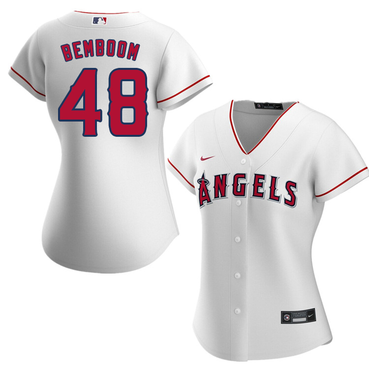 Nike Women #48 Anthony Bemboom Los Angeles Angels Baseball Jerseys Sale-White